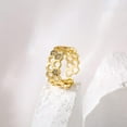 thumbnail image 6 of Cubic Zirconia Bee Honeycomb Ring Open Engagement Statement Wedding Stacking Finger Rings Adjustable Fashion Diamond Crystal Unique Thumb Ring Cute Jewelry for Women Men, 6 of 10