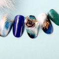 thumbnail image 4 of Bienvenido Nail Art Juego de diamantes de imitación de rosas 3D, gemas mixtas, abalorios de flores de metal, perlas para decoración de uñas, mujeres y niñas, diseño de uñas, decoración artesanal, 4 of 5