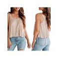 thumbnail image 4 of Liacowi Women Sequin Tank Tops Sleeveless Scoop Neck Glitter Backless Crop Vest T-Shirts, 4 of 5