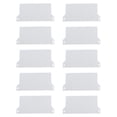 thumbnail image 1 of WORGEOUS 10 piezas de placa inferior de plástico de 89 mm para persianas verticales, pesas inferiores portátiles, listones, accesorios de rodillos para persianas verticales (blanco), 1 of 7