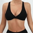 thumbnail image 1 of Sujetador deportivo push up para mujer, ropa interior, bralette acolchado, sujetador deportivo con tirantes cruzados, top sin espalda, para entrenamiento, fitness, yoga y otras actividades., 1 of 5