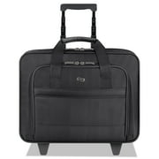 Solo Classic Rolling Case, 15.6", 15 47/50" x 5 9/10" x 12", Black -USLB1004