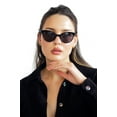 thumbnail image 5 of 2 Pairs of Womens Fully Magnified Outdoor Reading Sunglasses - Full Tint Readers Cateye Black Tortoise +1.50, 5 of 6