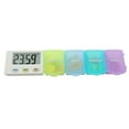 thumbnail image 2 of Storage box,Pill Pill Medicine Dispenser Pill With Pill Medicine Box Clock Medicine Dispenser Clock Medicine Pill Box Reminder Clock Reminder Alarm Clock Pill And Box Pill - Medicine Box With Alarm, 2 of 5