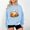 Blue, variant on Women's Halloween Sweatshirt Cute Ghost Graphic Pullover Tops Funny Novelty Pumpkin Print Crewneck Sweatshirts