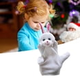 thumbnail image 3 of HEVIRGO Cute Cartoon Multi-color Panda Shape Hand Puppet Plush Toy for Kids, 3 of 10