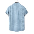 thumbnail image 6 of ZUBKTE Men's Vintage Bowling Shirt Short Sleeve Button Down Summer Cuba Beach Shirts S-4XL, 6 of 7