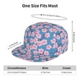 thumbnail image 6 of Balery Baseball Cap Flat Bill Hats for Men Adjustable Size for Running Workouts and Outdoor Activities All Seasons Dad Hat(Orchids Flowers ), 6 of 9