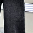 thumbnail image 5 of OYXSER Boys Wide Leg Baggy Jeans Spring Fall Y2k Elastic Waist Washed Denim Pants Loose Relaxed Fit Casual Trousers, Black 15-16 Years, 5 of 9