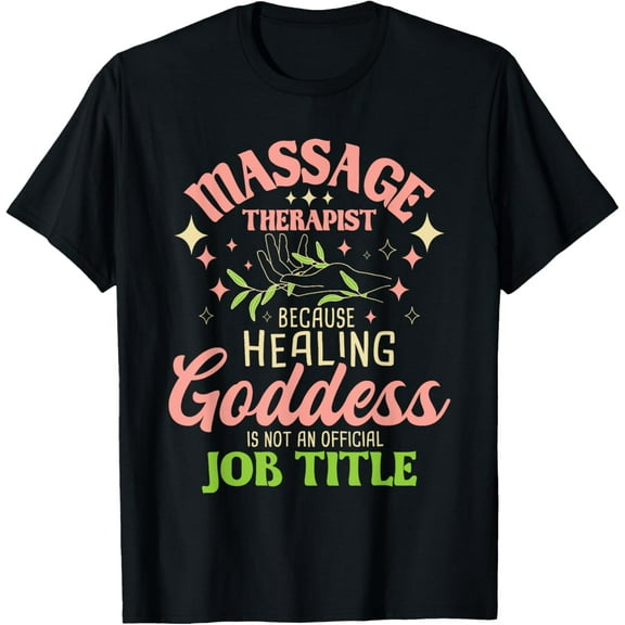 Massage Therapist - Masseuse Massage Therapy Massotherapist T-Shirt men and women can wear, black, white, gifts