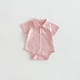 thumbnail image 4 of Odeerbi Niños Niñas Tenis Bodysuit Lindo Bordado Manga Corta Cuello Algodón Golf Bodysuits, 4 of 7