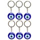 thumbnail image 1 of EeaseMX 6 unids diablo ojo colgante llavero bolso colgante azul ojo llavero, 1 of 7
