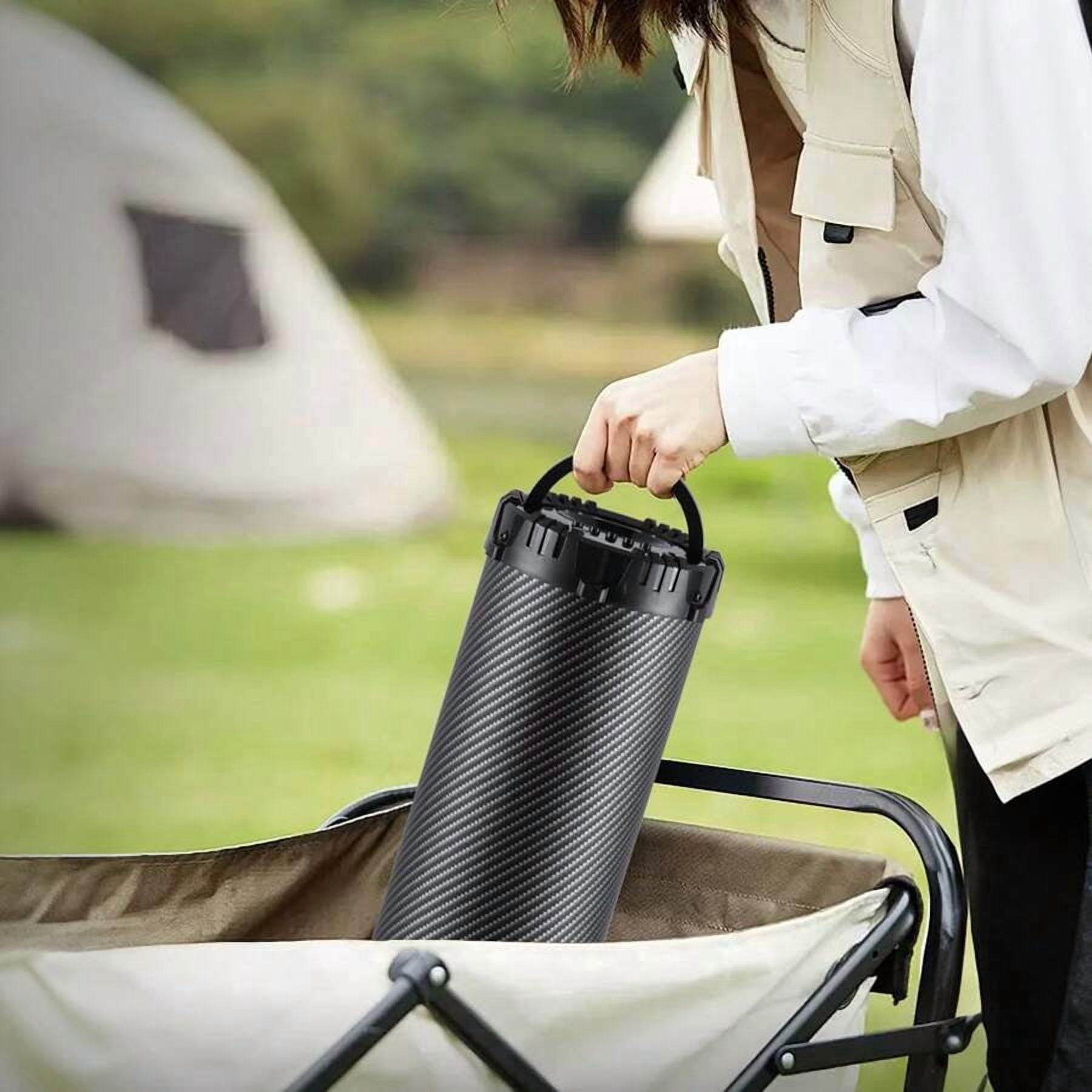 XX 4-In Portable Bluetooth Speaker With Carry Strap & Handle, Wireless Audio Heavy Bass Stereo PA Sound System With USB/TF/FM/AUX, Rechargeable For Outdoor, Camping, Party & Home Use