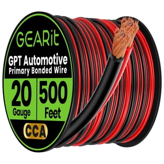 GEARit Oxygen Free Copper 4 AWG Battery Cable, Automotive