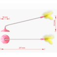 thumbnail image 5 of Funny Cat Stick Plastic Funny Cat Toy Collar Feather Spring Funny Stick Pet Funny Toyblue, 5 of 5