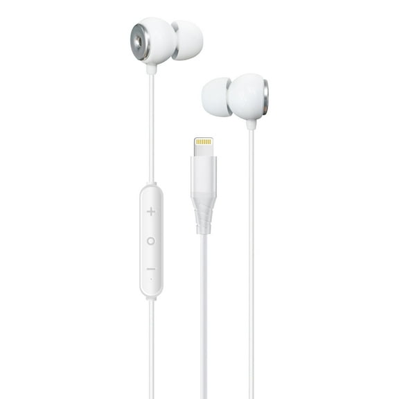 Helix/Retrak UltraBuds SE Lightning Earbuds White Wired Headphones and Earphones