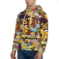 thumbnail image 4 of Simpsons Trendy Cartoon Men'S Fleece Hooded Hoodie, hoodies for women men with pockets,Fall Fashion 2025 Pullover Sweaters Winter Clothes, 4 of 9