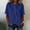 Blue, variant on Button Down Shirts for Women Asymmetrical Top Boho Tops Work Shirts Women Plain Shirts for Women Womens Blouses Summer Business Casual Work Tops Beach Vacation Tshirts Wrap Blouse
