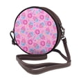 thumbnail image 2 of Lsque Donuts Pattern Shoulder Bag – Microfiber Leather Crossbody with Detachable Strap & Handle Ring, Waterproof & Durable, Elegant Everyday Carry, 2 of 5