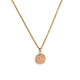 thumbnail image 3 of Collar de Mujer Con Cuarzo LuckyLy Acero Inoxidable y Piedra Drusa Modelo Anya dorado UNITALLA, 3 of 7
