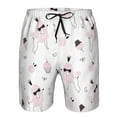 thumbnail image 3 of Logiee Cute Poodle Dog Print Mens Swim Trunks Quick Dry Board Shorts,Breathable Hawaii Beach Shorts Swimwear Bathing Suits-Medium, 3 of 6