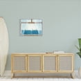 thumbnail image 3 of Stupell Industries Serene Beach House Window View Sailboats Ocean Framed Wall Art, 30 x 24, Design by John Rossini, 3 of 5