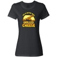 thumbnail image 3 of Inktastic Life is Better with Grilled Cheese Women's T-Shirt, 3 of 5