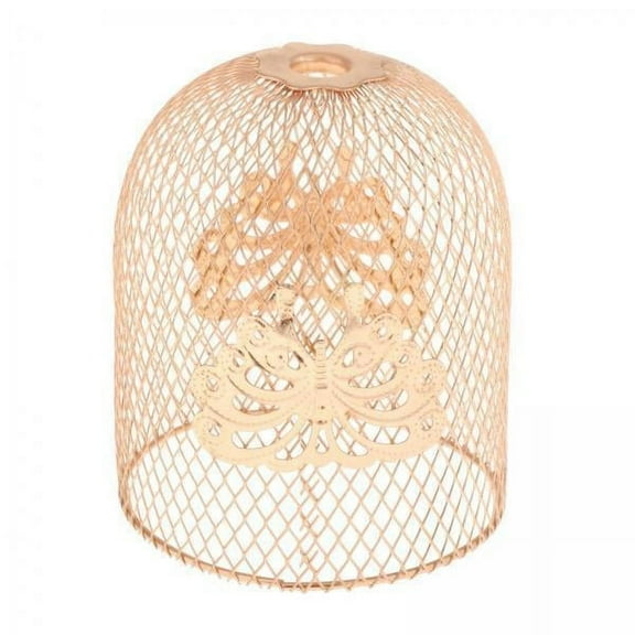 oshhni 4xMetal Wire Pendant Lamp Shade Hanging Light Cover for Bedroom Bathroom Decor