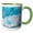 Green/White, variant on 3drose, Alaska, Kenai Peninsula. Closeup of Aialik Glacier 1., 15oz Mug