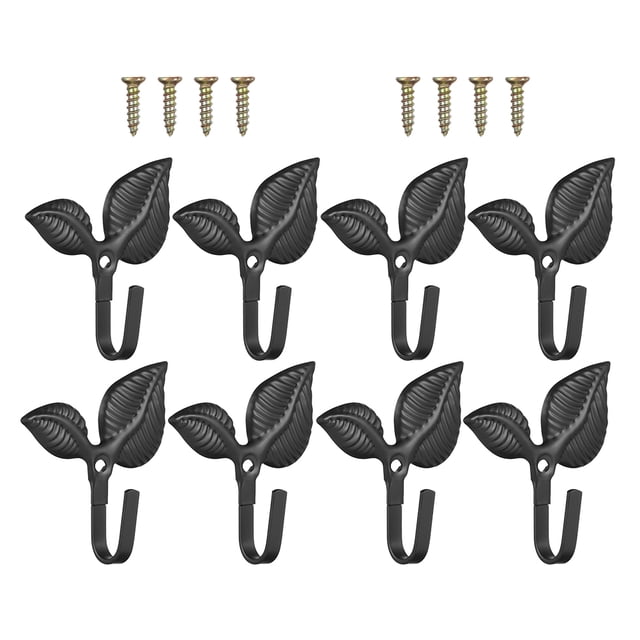 unbranded 8Ud Rústicos De Hierro En Forma De Hoja Para Organización Y