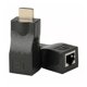 thumbnail image 2 of Extensor Hdmi, extensión HDMI a Rj45 1080p Red Lan Extensión Hdmi hasta 30 m sobre cable Ethernet Cat5e / 6 Utp Lan, 2 of 5