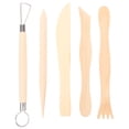 thumbnail image 1 of 5Pcs Pottery Sculpting Tools Polymer Clay Scrapers Clay Sculpture Tools Polymer Clay Craft Tools, 1 of 8