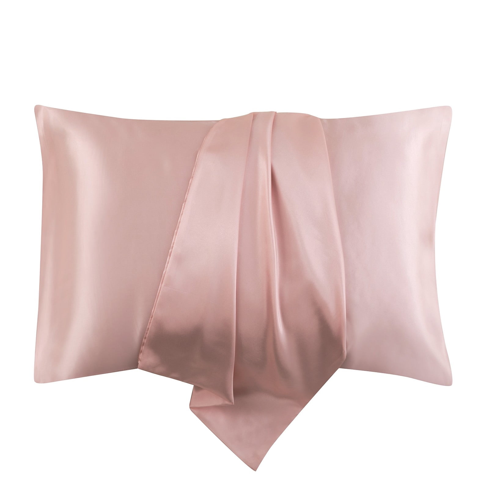 Lunxisen 6 Pcs Satin Pillowcase for Hair and Skin Queen Pillowcase with Envelope Closure, Similar to Silk Pillow Cases, Gifts for Women Men(20*36in)