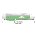 thumbnail image 2 of Case XX Knives Mini Trapper Mint Green Synthetic Stainless Pocket Knife, 2 of 4