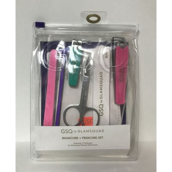 Glam Squad Deluxe Mani & Pedi Kit, Bn, 7 Piece