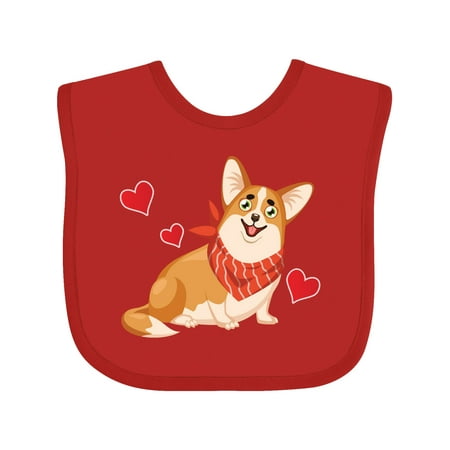 

Inktastic Corgi Dog Lover Cute Puppy Gift Baby Boy or Baby Girl Bib