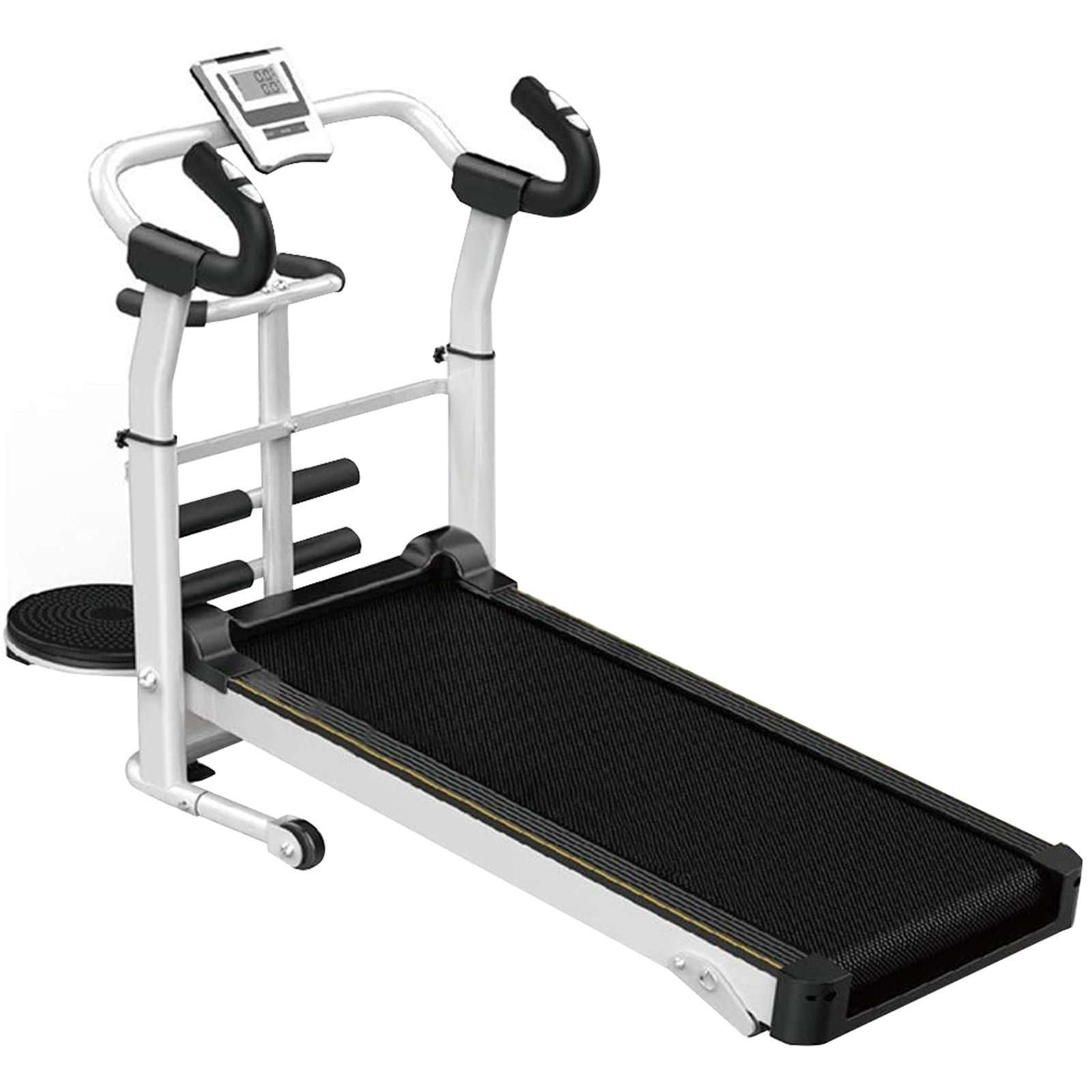 Folding Mechanical Treadmill 4in1 Shock Running Working Machine Fitness Incline 