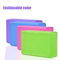 thumbnail image 3 of PATLOLLAV 2Pcs EVA Yoga Bricks,Stretching Exercise Foam Blocks, Yoga, Pilates Equipment for Home Workouts, Fitness Accessories for Home Gym, Slip-Resistant, EVA Foam Block,Purple, 3 of 5