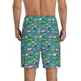 thumbnail image 2 of Mens Pajama Pants - Cars Transportation Sleep Shorts Mens Pajama Shorts, Comfy Pj Pants for Mens Lounge Shorts, 2 of 5