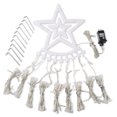 thumbnail image 2 of Star Light String Yard IP65 Decoración de la cascada impermeable Decoración LED Lámpara LED DIY Indoor Hogar Night Lighting para la decoración de fiesta Luz Frío EE. UU. Speravity HA011618-02B, 2 of 7