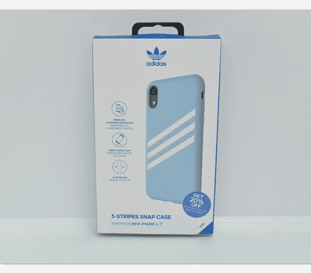 white gazelle blue stripes