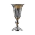 thumbnail image 1 of Jarrón de flores para boda, candelabro, centro de mesa, decoración, maceta de metal, soporte para flores, candelabro para mesa de cumpleaños, hogar Plata M 12cmx27cm, 1 of 8