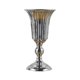 thumbnail image 1 of Jarrón de flores para boda, candelabro, centro de mesa, decoración, maceta de metal, soporte para flores, candelabro para mesa de cumpleaños, hogar Plata M 12cmx27cm, 1 of 8