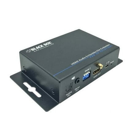 UPC: 0822088130635 | Black Box AEMEX-HDMI-R2 HDMI Audio Embedder & De-Embedder