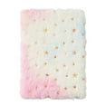 thumbnail image 1 of A5 Plush Notebook, Soft Furry Diary Notepad for Girls with 80 Lined Pages, 5 Gradient Colors, Private Writing Drawing, Gift for Kids Birthday Children's Day Christmas Holiday,, 1 of 6