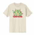 thumbnail image 4 of Gremlins Red Circle Logo Men's Natural Crew Neck Short Sleeve Tee-XXL, 4 of 7