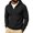 Black, variant on Men's Long Sleeve Half Zip Hooded Sweatshirt Raglan Casual Pullover Top Relaxed Fit Soft Streetwear Drawstring for Fall Winter Spring Daily Fashion Wear Style Guys Light Purple M
