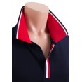 thumbnail image 4 of CLOVERY Women's Activewear 2-Button Long Sleeve Point Collar Polo Shirt (S-3XL), 4 of 5