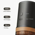 thumbnail image 4 of Electric Burr Coffee Grinder 25 Gears Adjustable 24W Portable USB, 4 of 8
