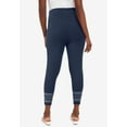 thumbnail image 5 of Jessica London Women's Plus Size Everyday Stretch Cotton Capri Legging, 5 of 5